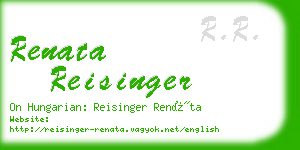 renata reisinger business card